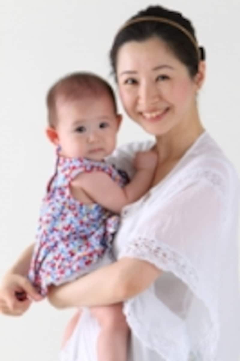 清楚な雰囲気のNさん＆Sちゃん親子