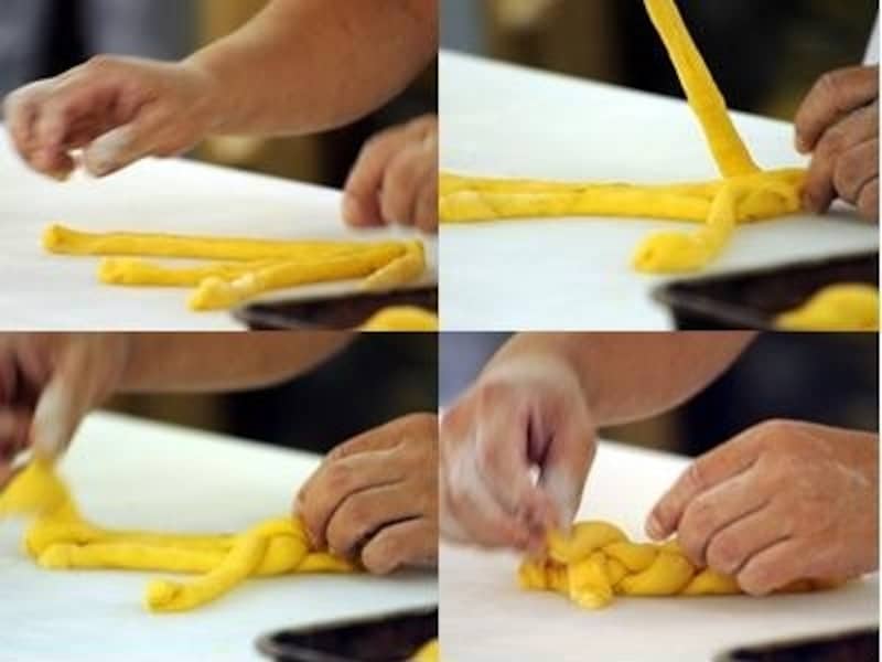 ツオップの編みかた実演