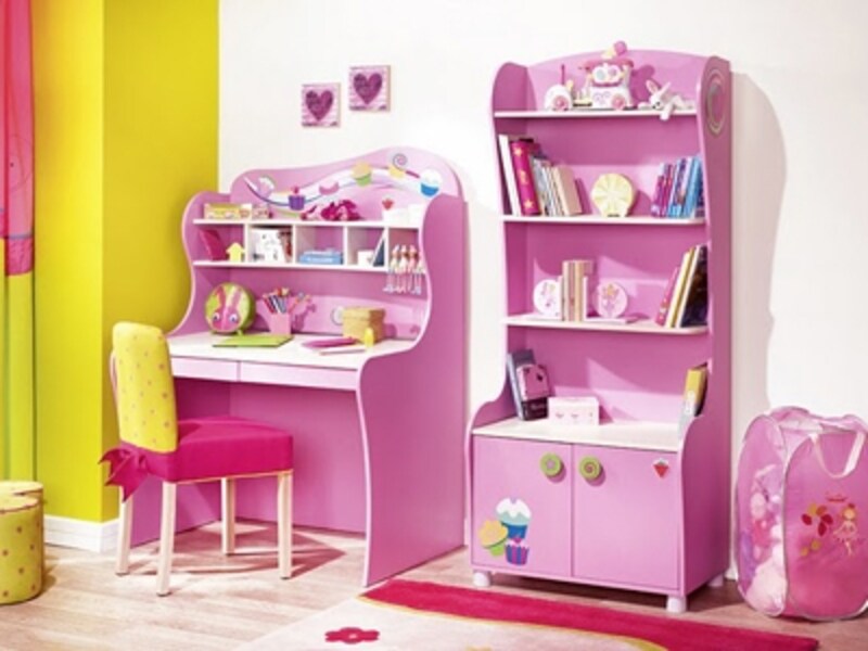 女の子なら誰もが一度は憧れる、ピンク基調のラブリーなお部屋