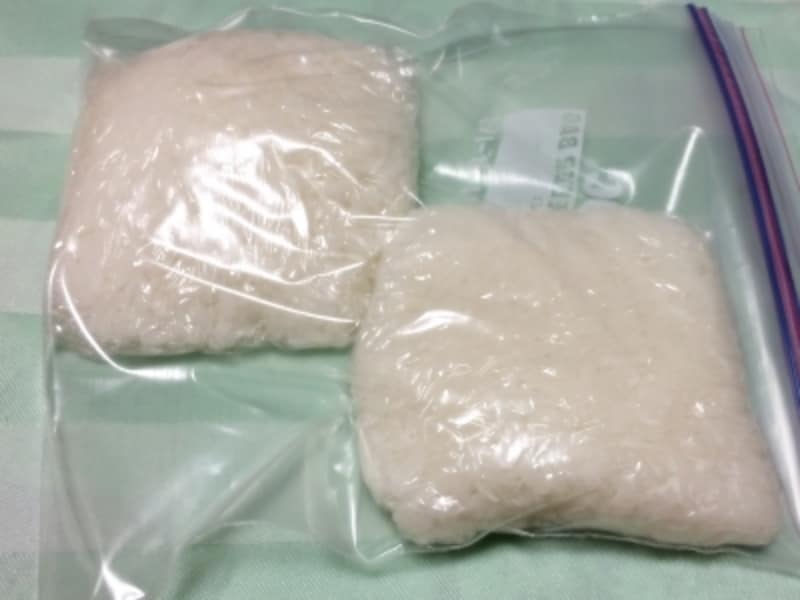 ご飯の冷凍保存