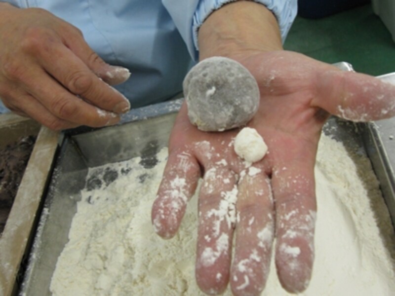 生地の20倍の重さの餡