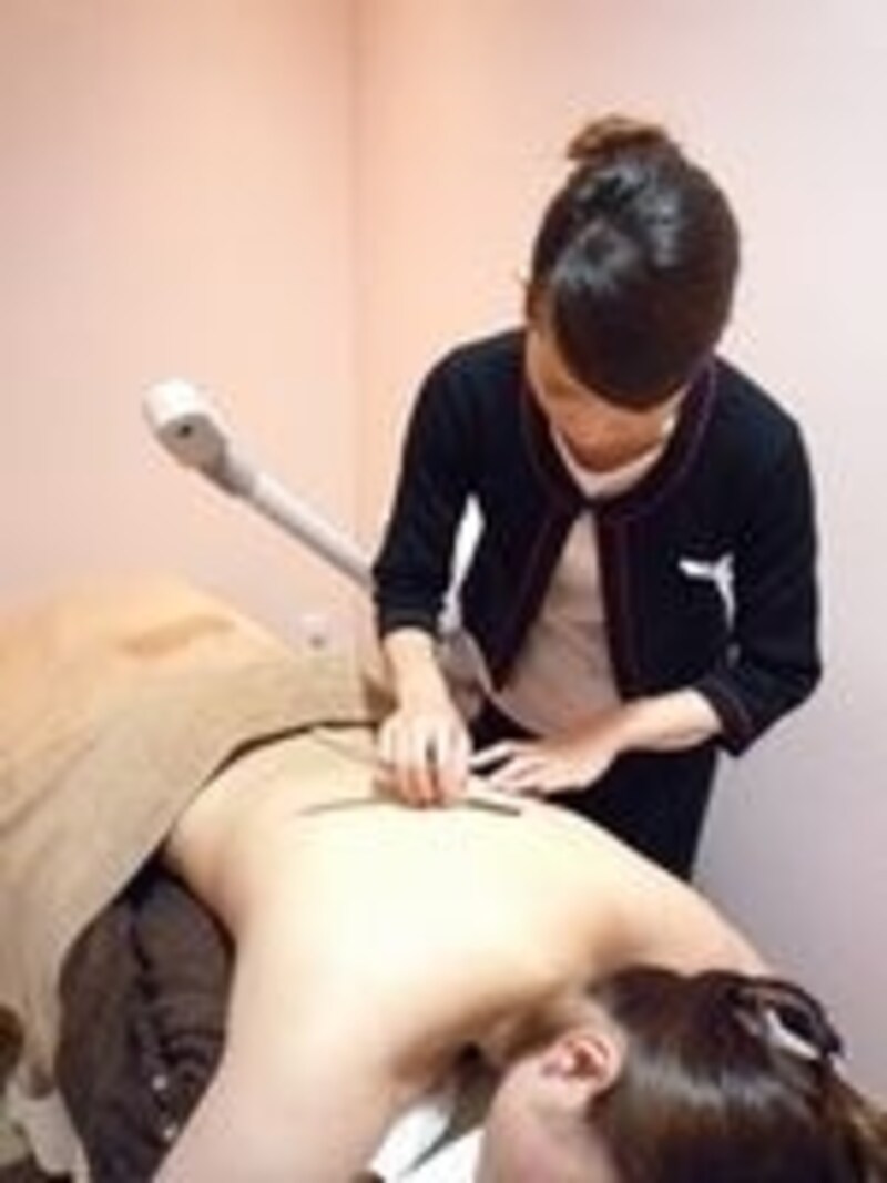 背中シェービング