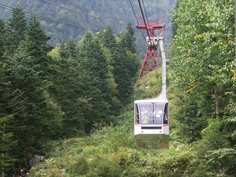 中央アルプス駒ヶ岳ロープウェイ（2）