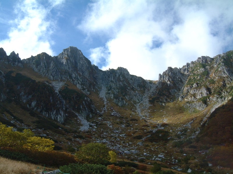 千畳敷カールと宝剣岳