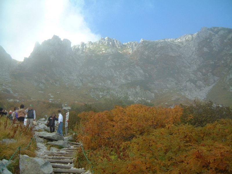 千畳敷カールの紅葉・黄葉（4）