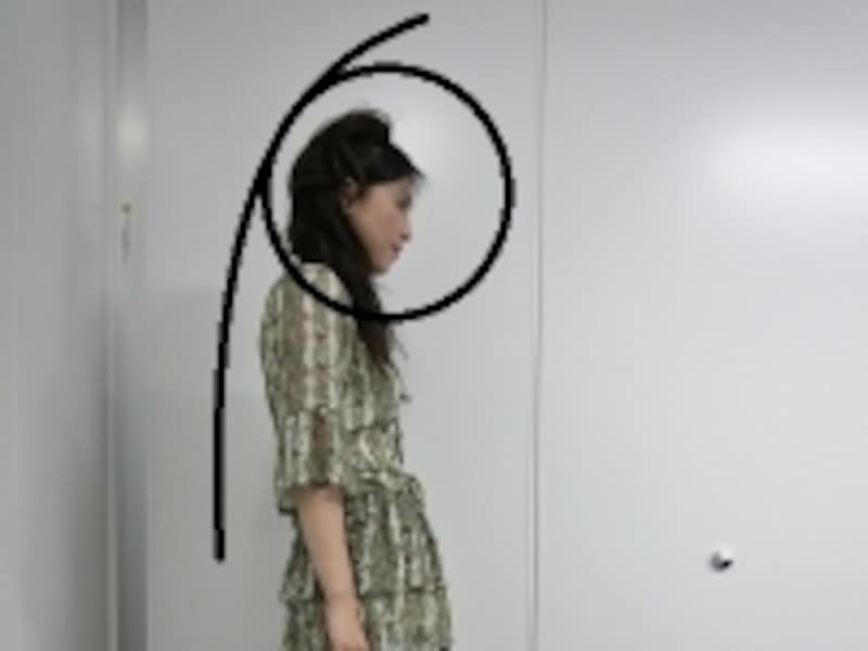 正しい首の位置は?