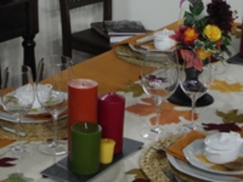 秋色のインテリア