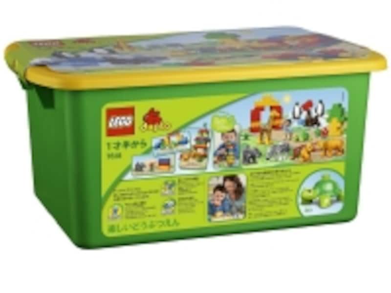 どうぶつたちや人形、デュプロ基本ブロックがたっぷり入ったセット