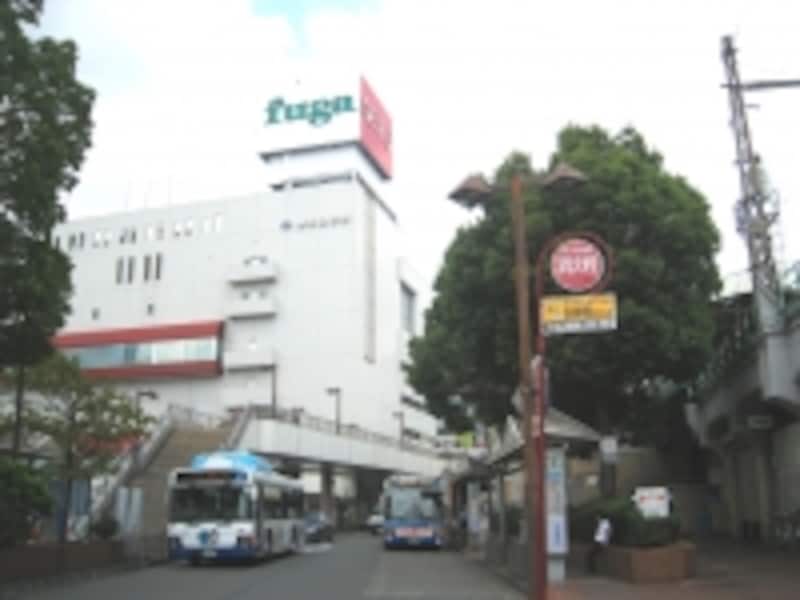 西口駅前の商業施設