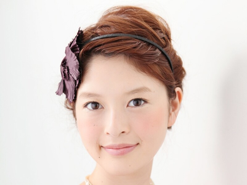 ロングパーティヘアアレンジ
