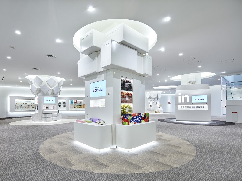 「おいしさのひみつエリア」ハイチュウ展示(画像提供:森永製菓)