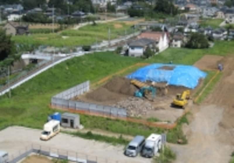 谷埋め盛土地