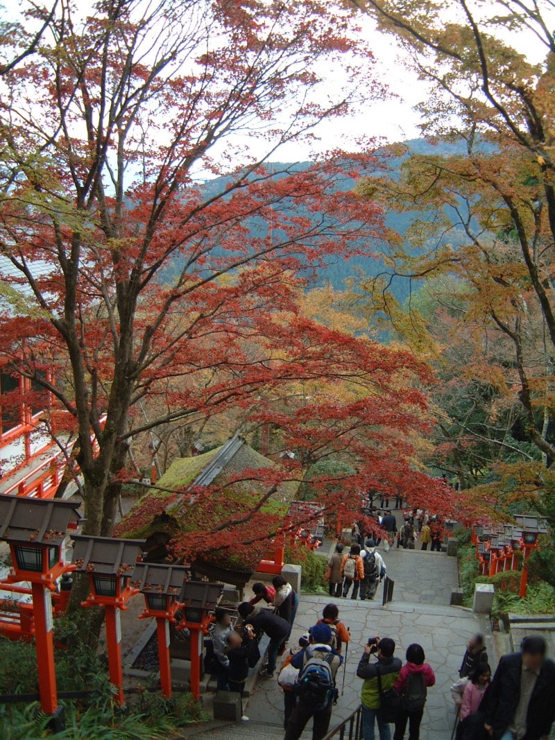 鞍馬寺の紅葉