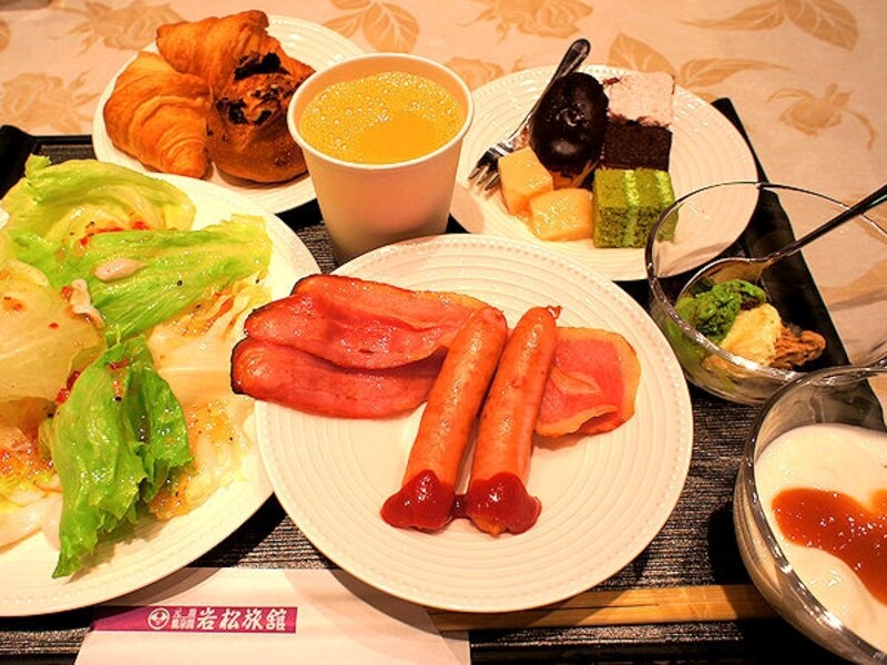 岩松旅館朝食