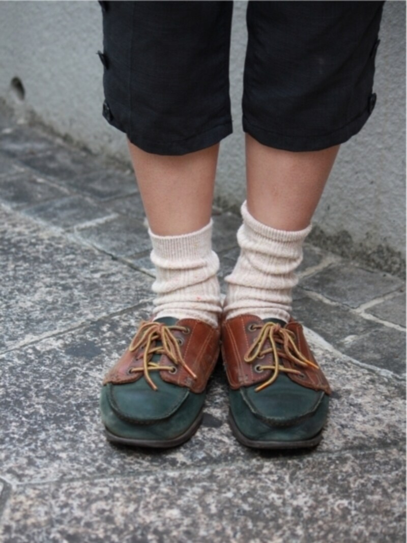 街でスナップ!真似したいレッグウェア術