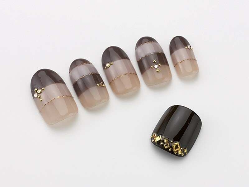 さりげないラメラインがエレガント