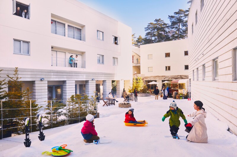 スノーリゾートタウンの中央にある「KIDSスノーパーク」