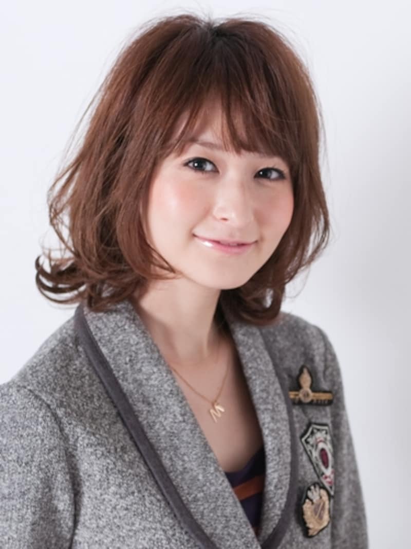 ミディアムワンカールパーマ