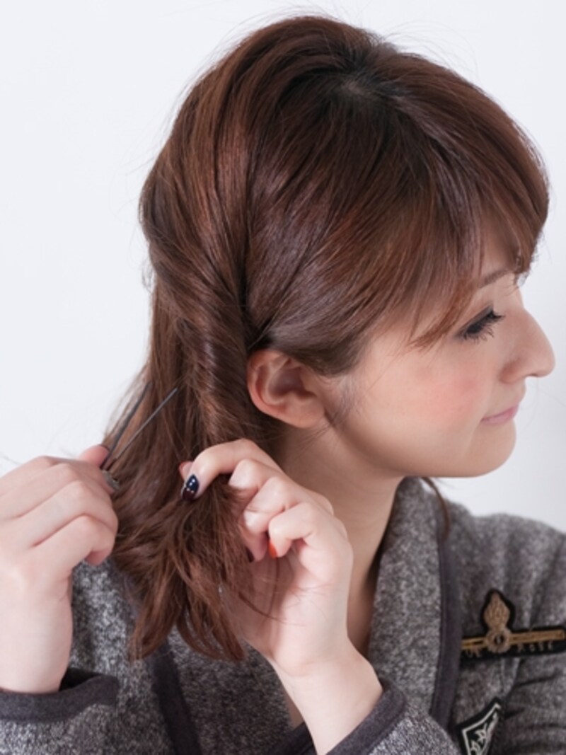 前から少し見える位置に