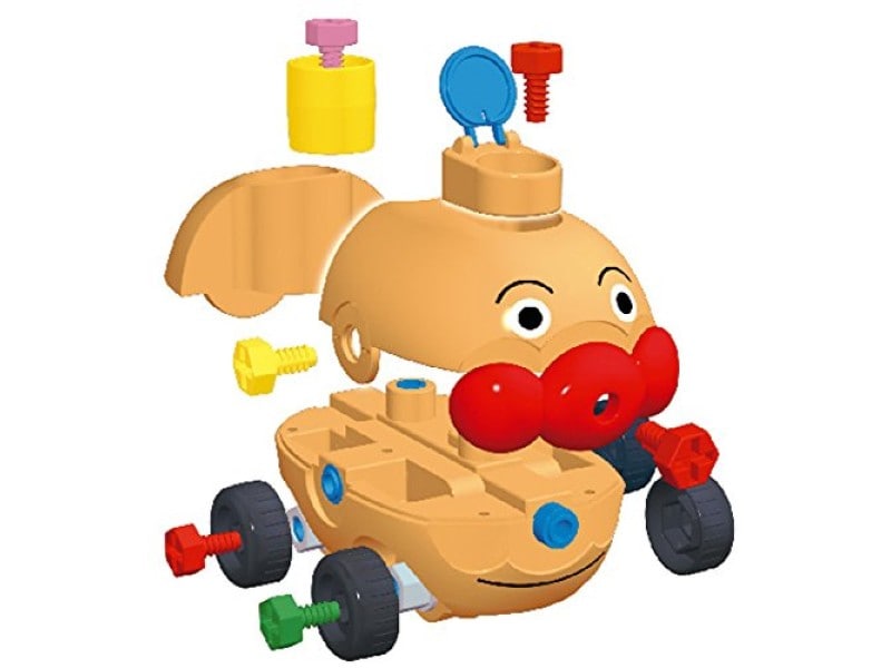 2歳クリスマスプレゼント人気ランキング第10位『アンパンマン くみたてDIY はしるぞっ！ ねじねじアンパンマンごう』