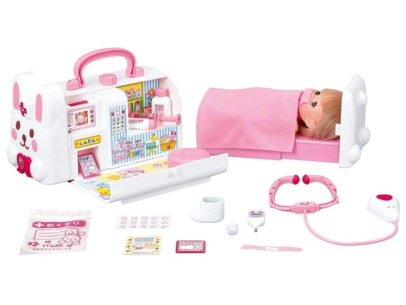 2歳クリスマスプレゼント人気ランキング第8位『メルちゃん おせわ　パーツ びょういんになっちゃう！ うさぎさんきゅうきゅうしゃ』