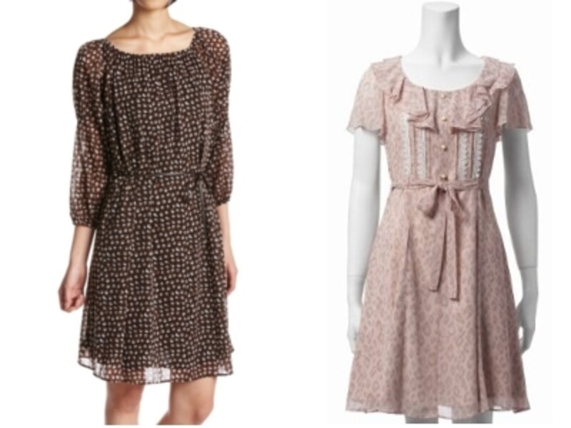 オフィスでも着られるレオパード柄