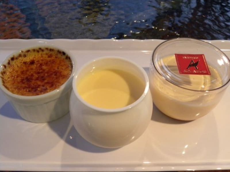 プリン2種＆ブリュレ