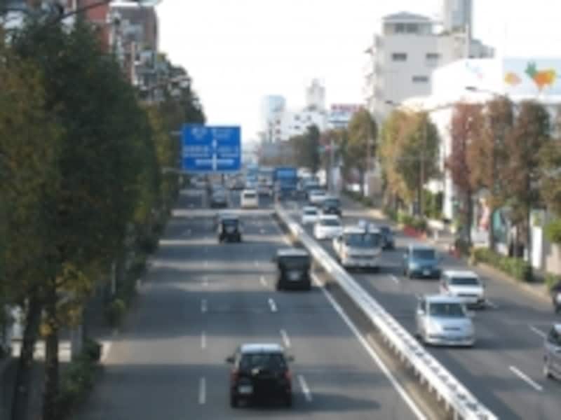 環状八号線沿い