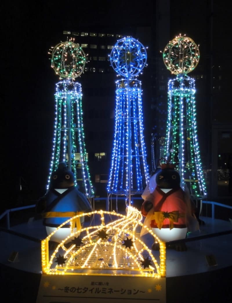 とってもかわいい男女のＳｕｉｃａペンギン