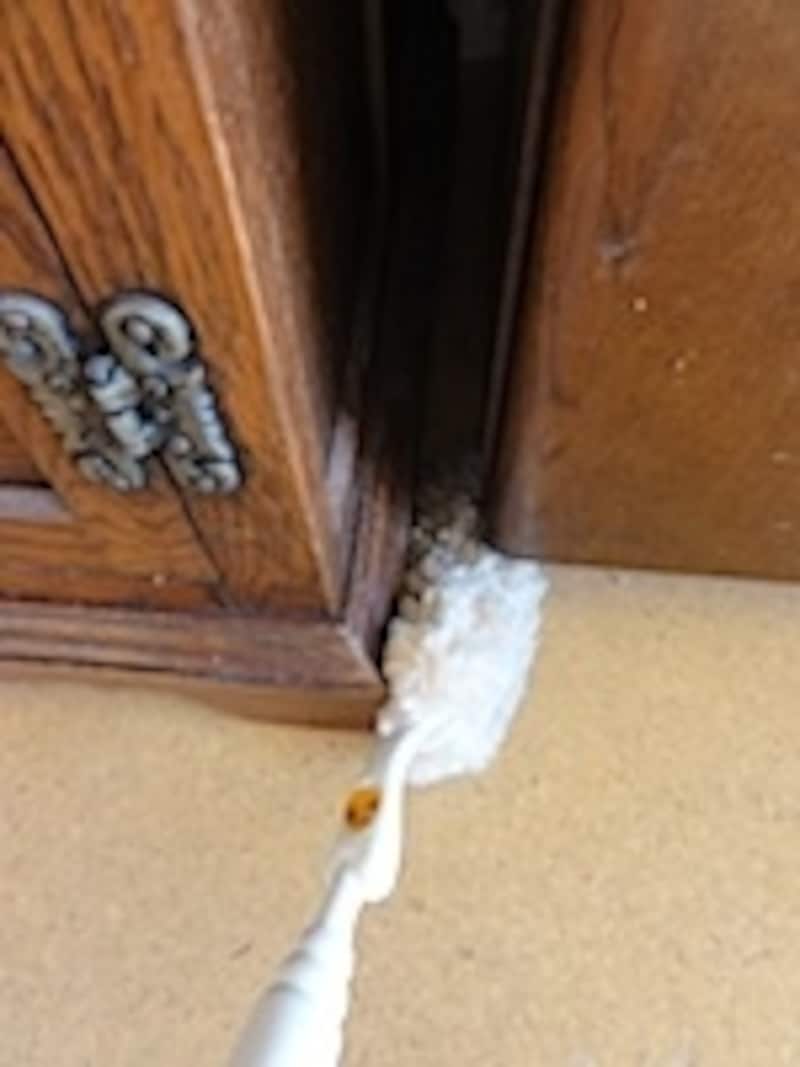 家具の隙間にも