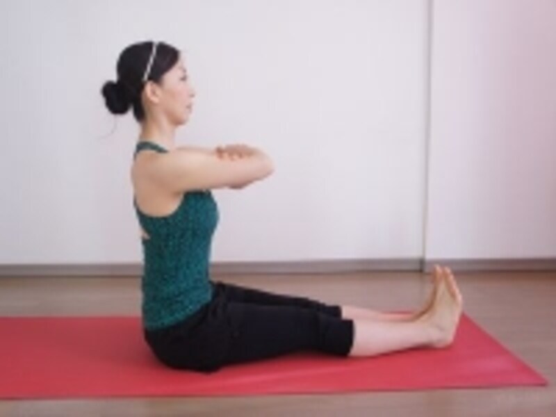 上半身と下半身の角度は90度