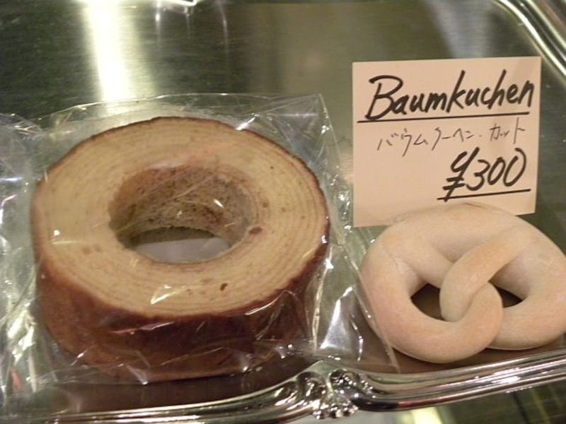 「ノイエス」のバウムクーヘン