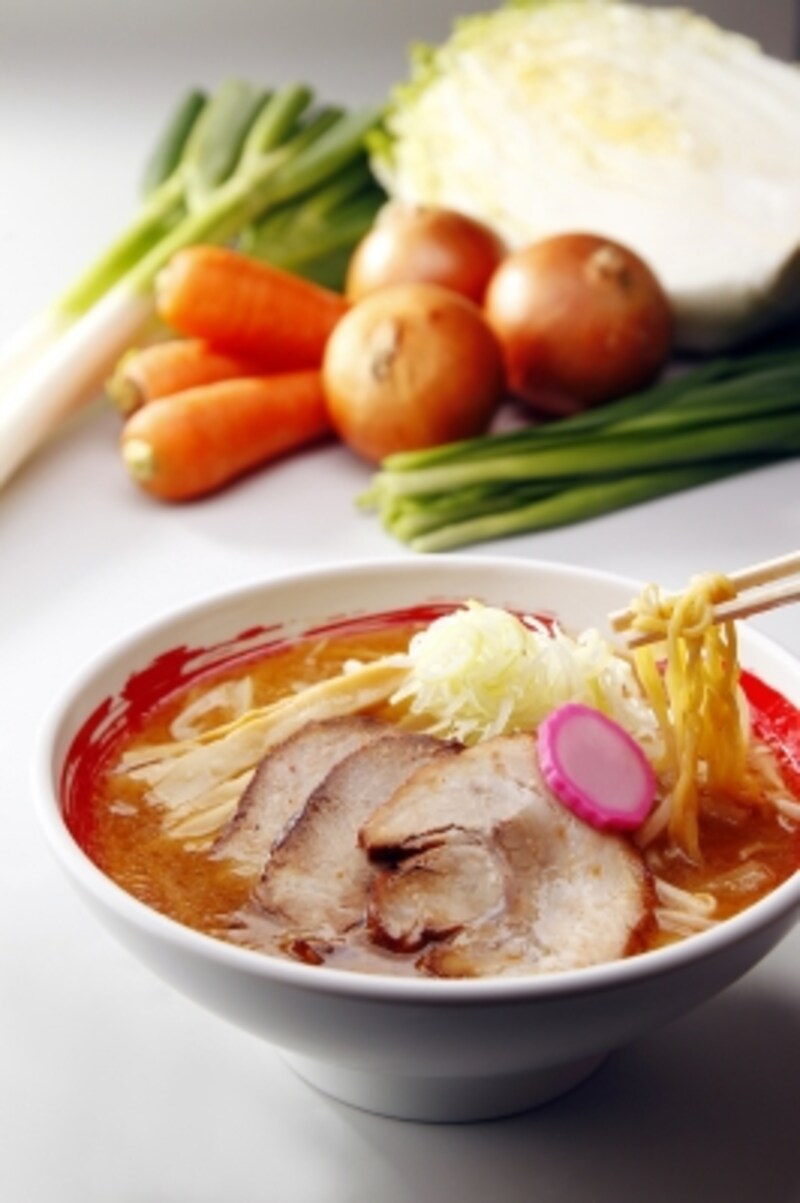 野菜と麺は相性もGOOD。