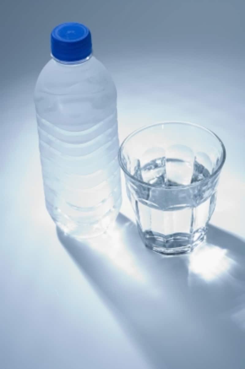 翌朝は、まず水分補給を。