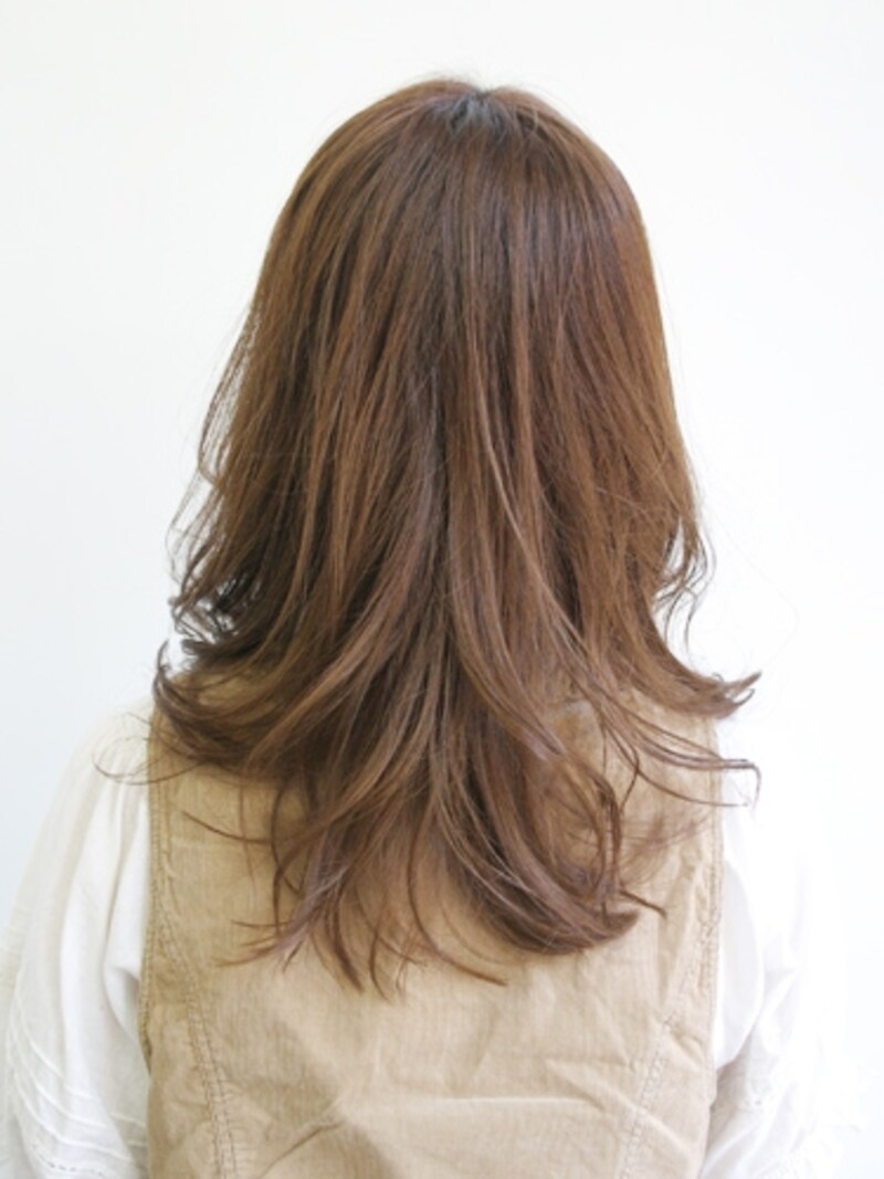 ミディアムundefinedパーマundefined女性