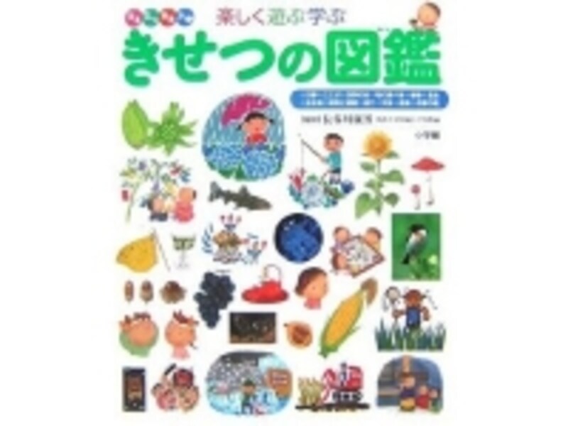『楽しく遊ぶ学ぶ きせつの図鑑』の表紙画像