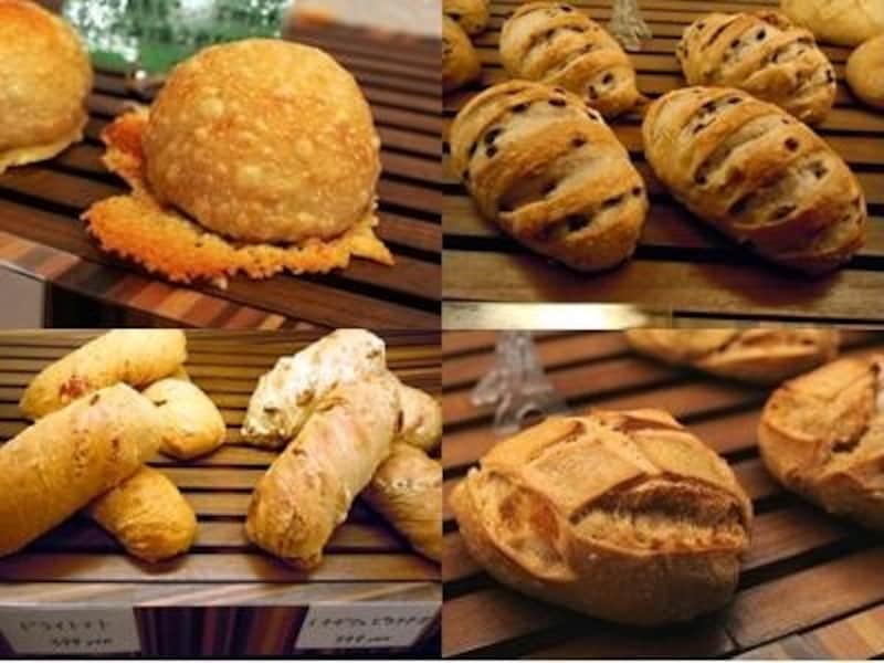 左上から時計回りに、フロマージュ（249円）、クルミと山ぶどう（199円）、シナモンマンゴー(199円）、ドライトマト、イチジクとピスタチオ（各399円）