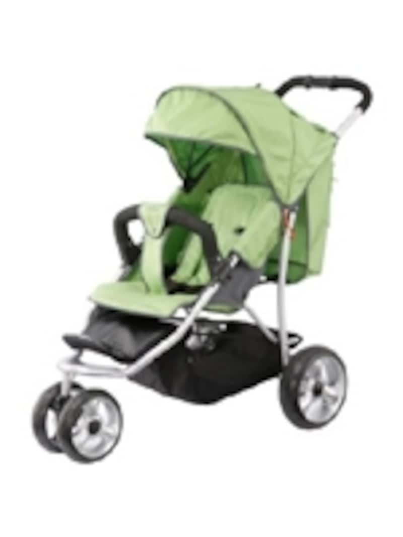 大型ホイールを採用したNewYorkBaby「3Wheelベビーカー」は、単体で生後1ヶ月から使用可能な三輪タイプ