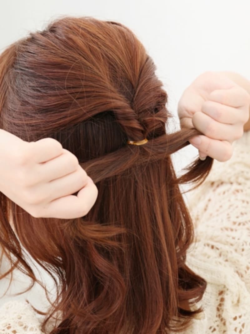 力を入れてしっかりと引っ張る