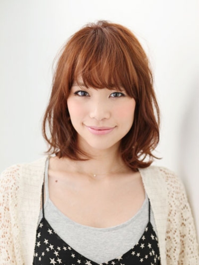 女の子らしい内巻きフォルムがキュート！