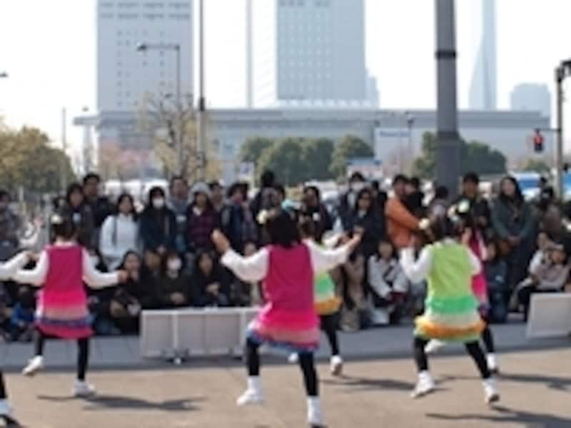 応援イベントは発表大会会場としても人気あり