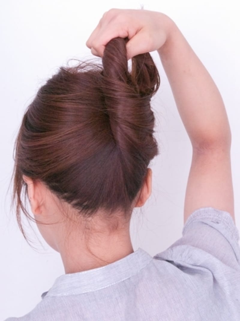 根元がたるまないように