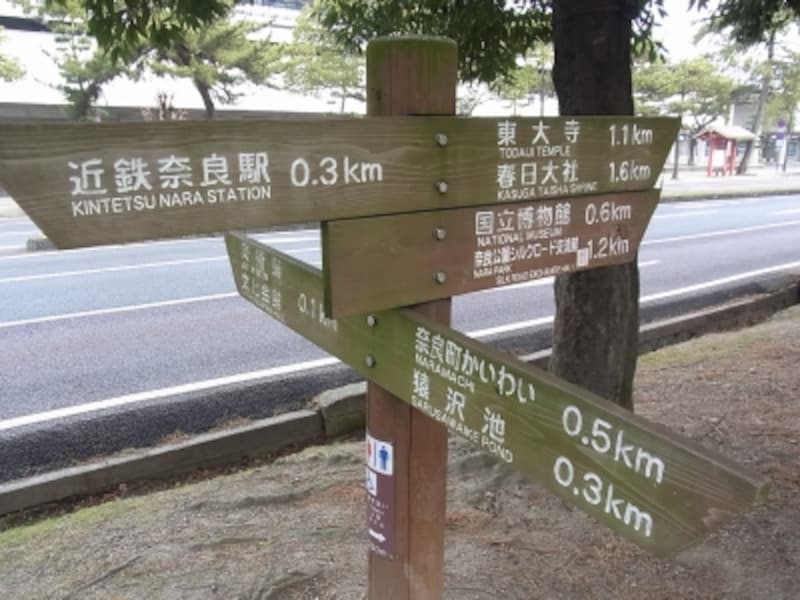 いろんなところがある奈良公園