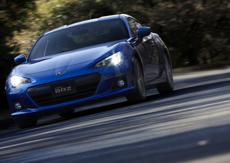 スバルのBRZ。デザイン担当はトヨタで、86とは細かい部分が違っている