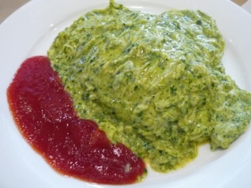 ほうれん草のオムライス850円