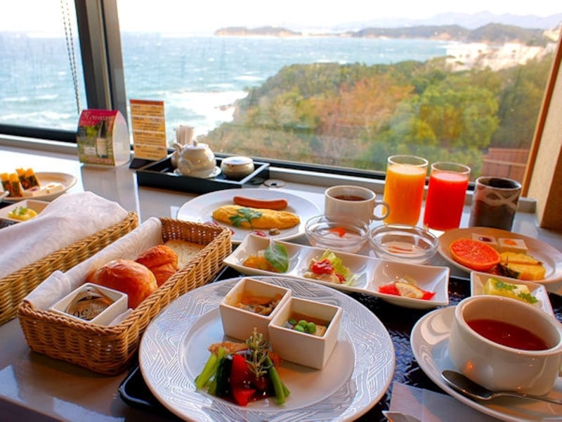 白浜温泉 浜千鳥の湯海舟の朝食