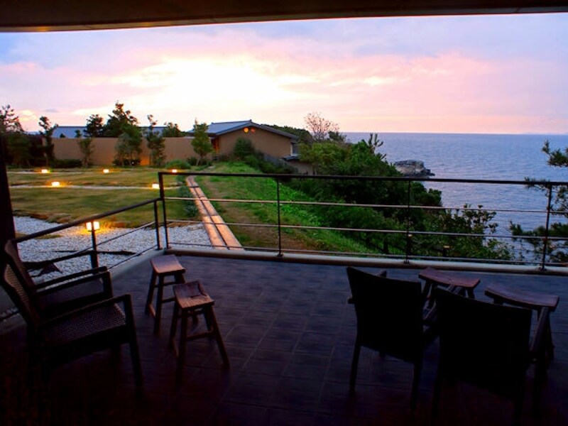 白浜温泉 浜千鳥の湯海舟ラウンジのテラス