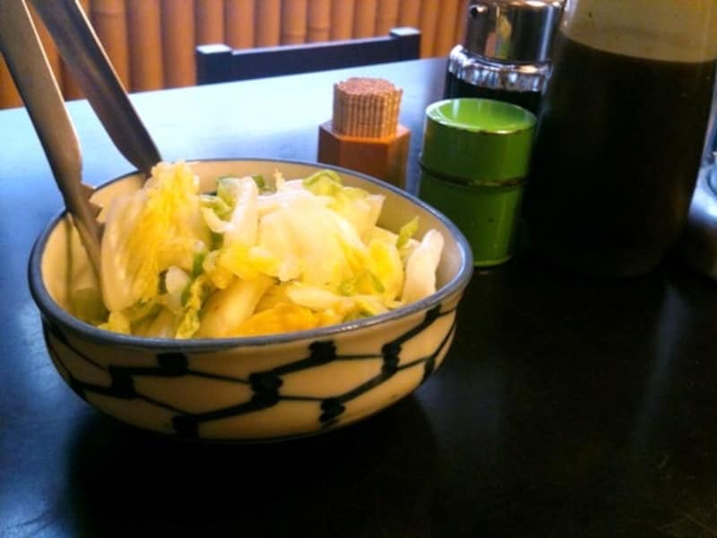 随時追加される白菜の漬物