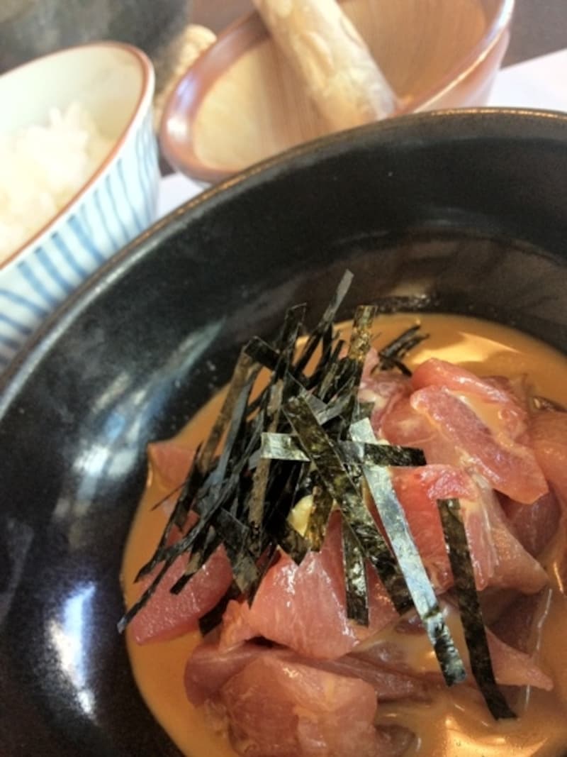 もう一つの茶漬けメニュー「鮪茶漬」