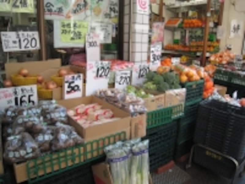八百屋店頭